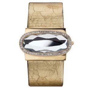 Betsey Johnson Lace Rhinestone Watch RETIRED